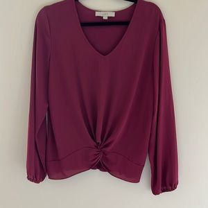 Loft Twist Front Top